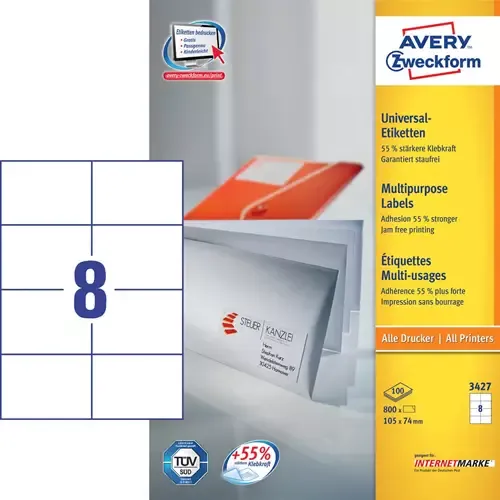 Avery Multi-Function Labels 105 x 74 mm