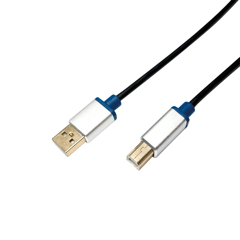 LogiLink 2m. USB2.0-A/USB2.0-B USB cable USB A USB B Black