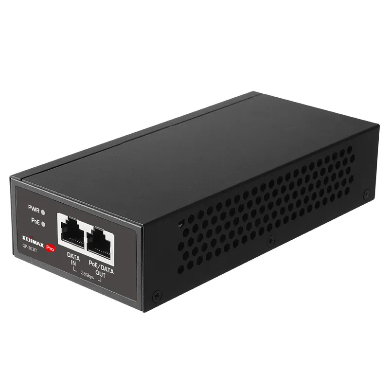 Edimax GP-203IT PoE adapter 2.5 Gigabit Ethernet. Fast Ethernet. Gigab