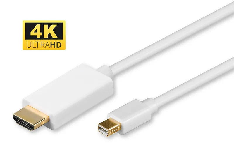 Microconnect MDPHDMI1-4K video cable adapter 1 m Mini DisplayPort HDMI