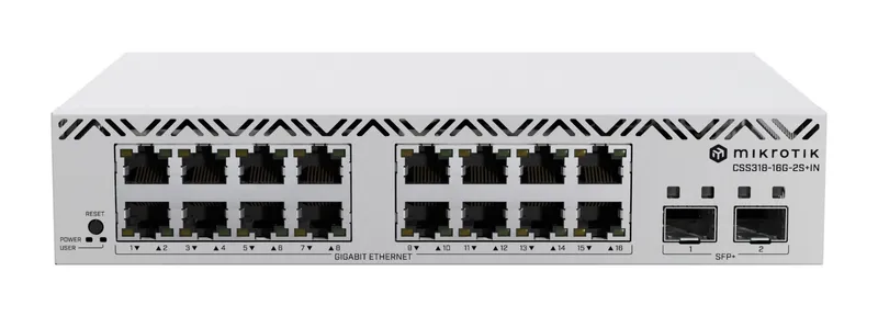 Mikrotik CSS318-16G-2S+IN network switch Managed Gigabit Ethernet (10/