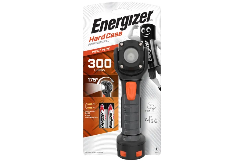 Energizer LED Tough Torch 300 Lumens Pivot Head Magnetic Base Impact R