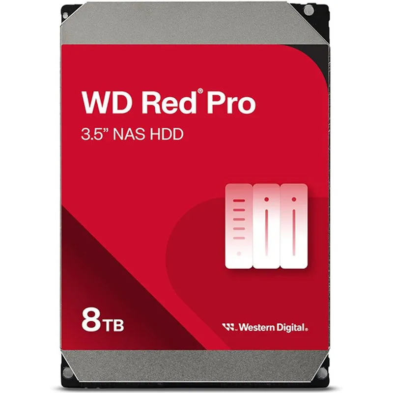 Refurbished Western Digital Red Pro 8TB 3.5" 7200 rpm Internal Hard Drive