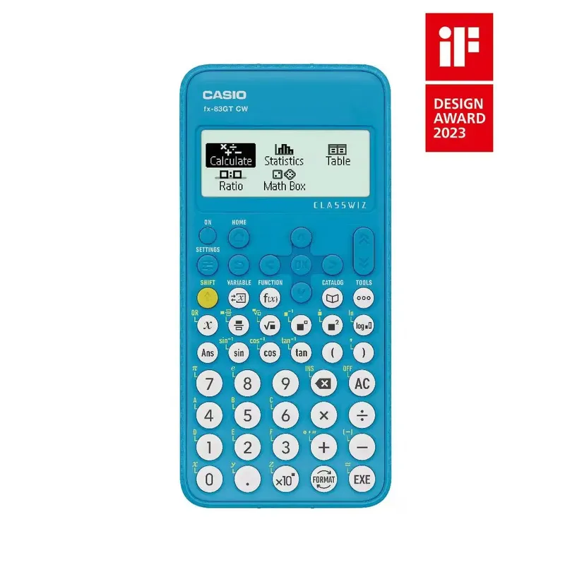 Casio FX-83GTCW+ Scientific Calculator Blue