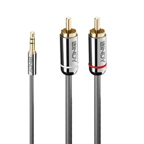Lindy 5m 3.5mm to Phono Audio Cable Cromo Line