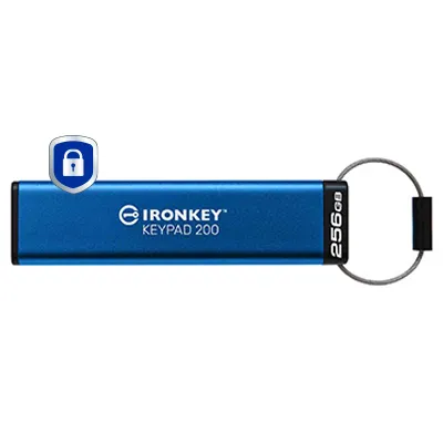 Kingston Technology IronKey 256GB Keypad 200. FIPS 140-3 Lvl 3 AES-256