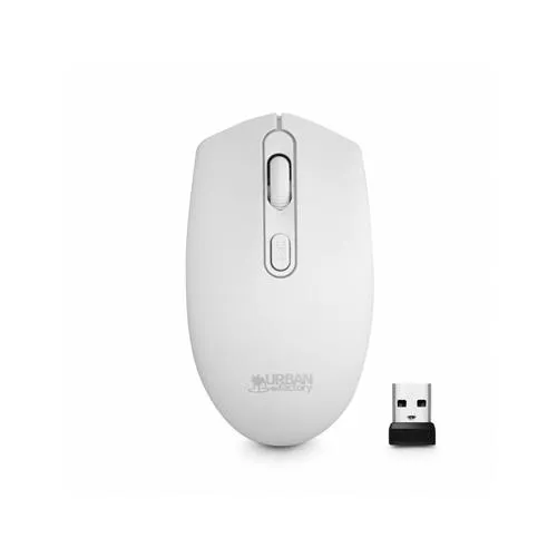Urban Factory FREE COLOR: WIRELESS 2.4 GHZ MOUSE - 1200 DPI - WHITE