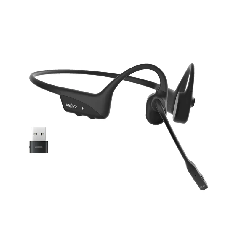 SHOKZ OpenComm2 UC Wireless Bluetooth Bone Conduction Videoconferencin