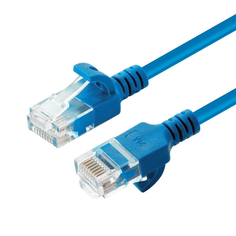 Microconnect V-UTP6A015B-SLIM networking cable Blue 1.5 m Cat6a U/UTP