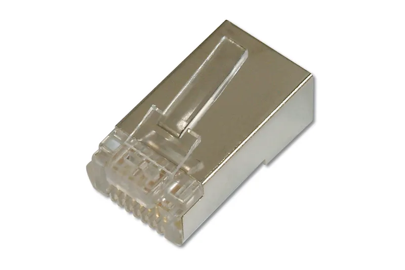Digitus Modular plug for round cable. shielded. 100 pcs.