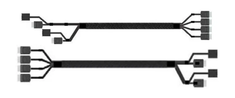 Intel A2U8PSWCXCXK1 Serial Attached SCSI (SAS) cable 0.725 m Black