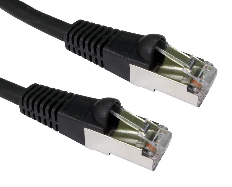 Cables Direct Cat6a 30m networking cable Black S/FTP (S-STP)