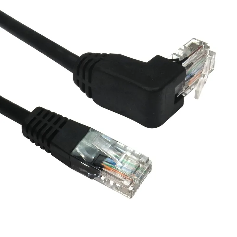 Cables Direct 2m Cat5e UTP - R/A UP 20mm