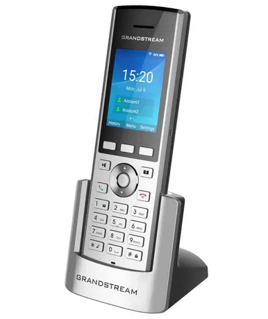 Grandstream Networks WP820 IP phone Black. Silver 2 lines LCD Wi-Fi