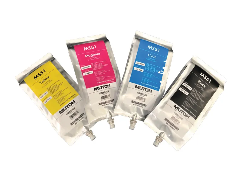 Mutoh 1000 ml MS51 Ink Pack Cyan