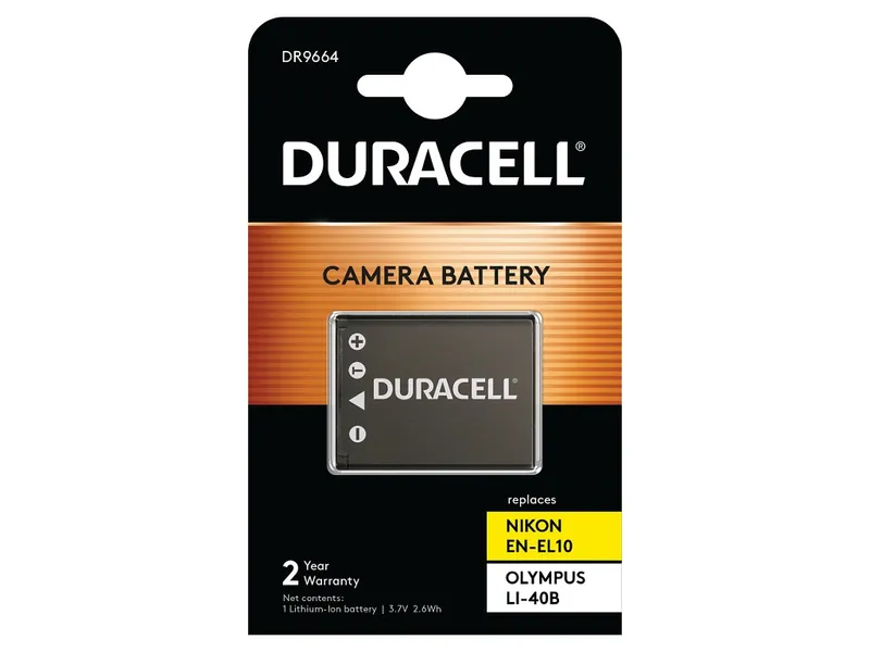 Duracell Camera Battery - replaces Olympus Li-40B Battery
