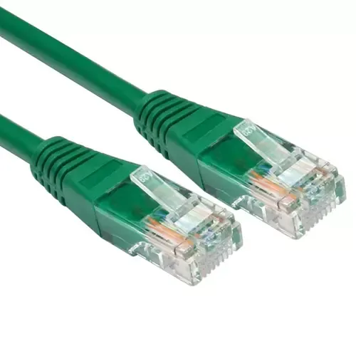 Cables Direct 7m Cat5e RJ-45 m/m networking cable Green U/UTP (UTP)