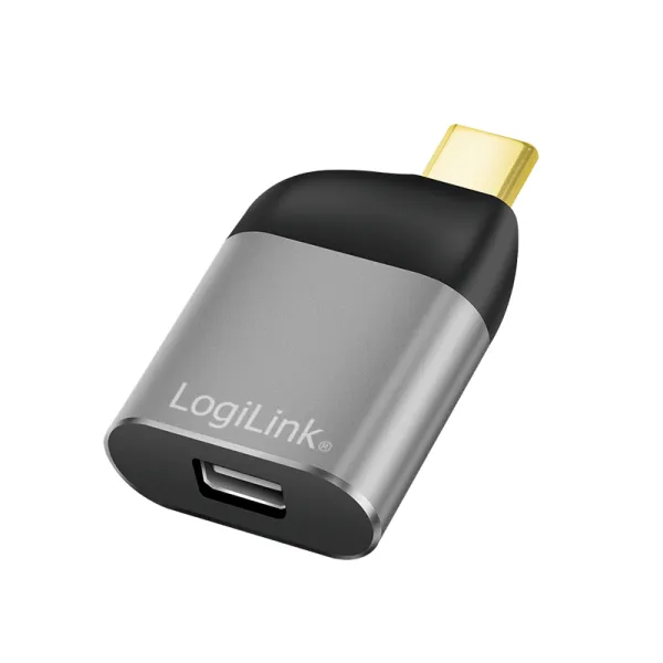 LogiLink CUA0205 cable gender changer USB Type-C Mini DisplayPort Blac