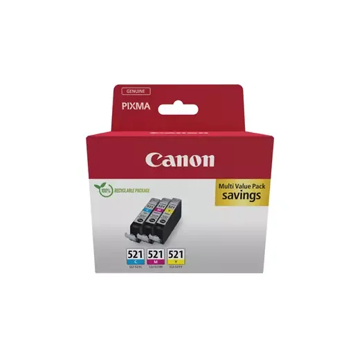 Canon 2934B015 ink cartridge 3 pc(s) Original Cyan Magenta Yellow