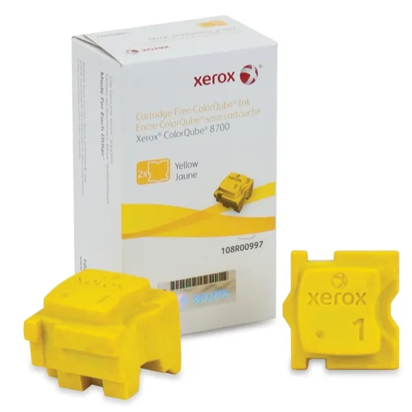 Xerox 108R00997 Dry ink in color-stix yellow. 2x4.2K pages Pack=2 for