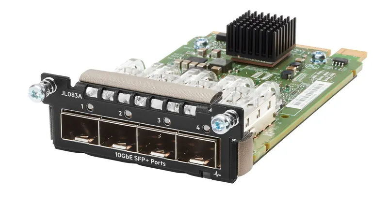 HPE Aruba Networking 3810M/2930M 4-port 100M/1G/10G SFP+ MACsec Module