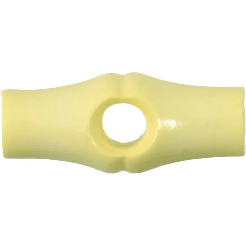 Milward Carded Buttons Toggle Yellow 25mm Pack of 3