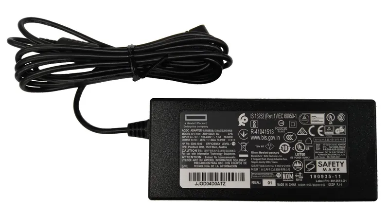 HPE Aruba Networking AP-AC2-48C 48V/50W AC/DC Desktop Style Power Adap