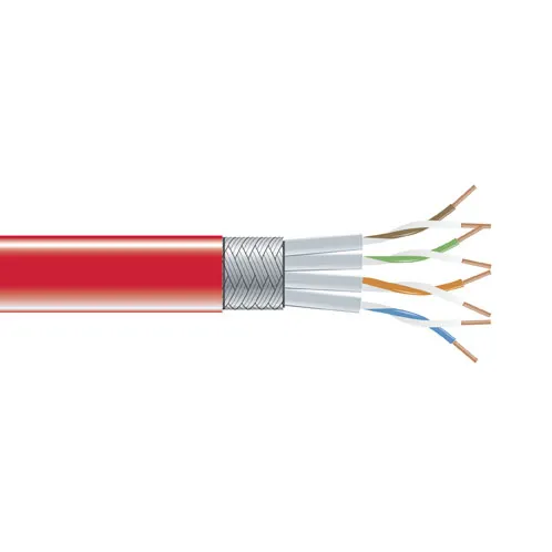 Black Box Cat6. 30m networking cable Red S/FTP (S-STP)