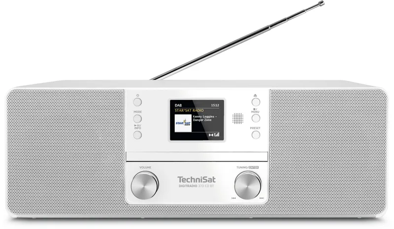 TechniSat 370 CD BT Personal Analog & digital White