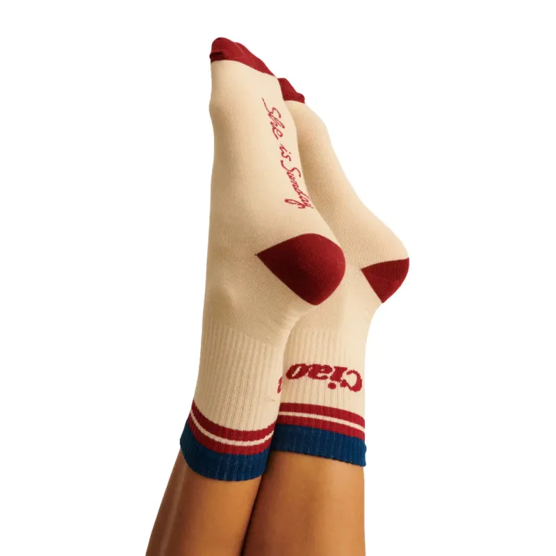 Women's socks She is Sunday Ciao