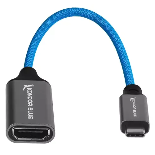 Kondor Blue KB-USBC-HDMIF interface hub USB Type-C Blue Black