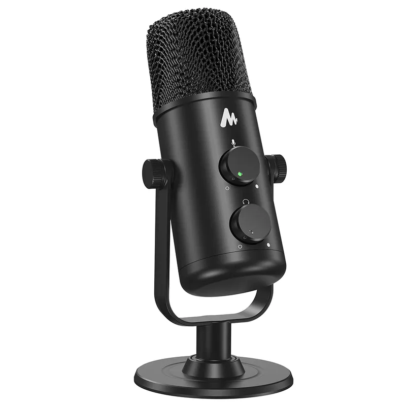 Maono Desktop USB-C Microphone Condenser Switchable Cardioid Omnidirec