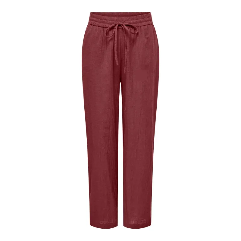 Wide cotton trousers for women Only Tizana