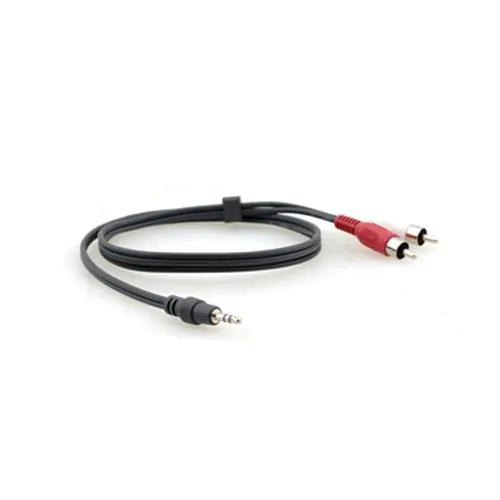 Kramer Electronics 3.5mm - 2 RCA 1.8m audio cable Black Red White