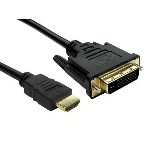 Cables Direct 99DVHD-303 video cable adapter 3 m HDMI Type A (Standard) DVI-D Black