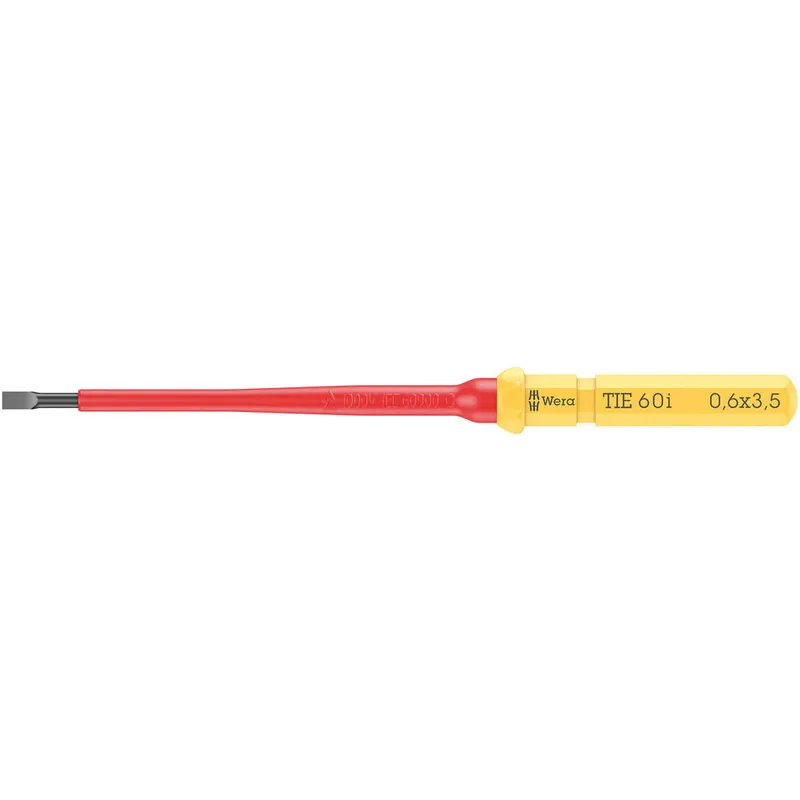 Wera Kraftform Kompakt 60 I VDE Insulated Slotted Screwdriver Blade