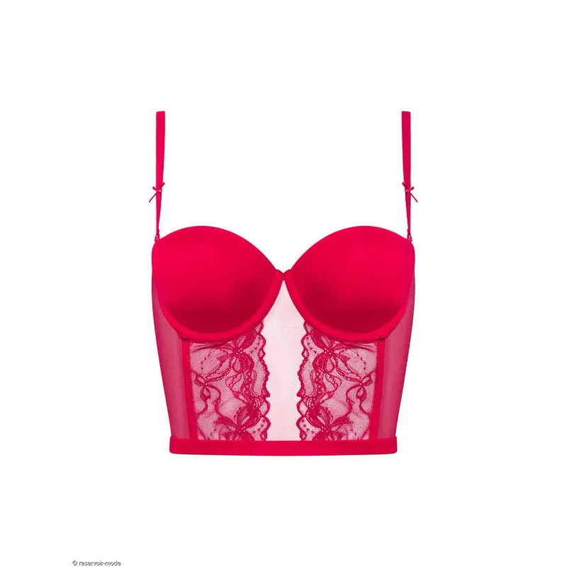 Padded balconette bra for women Lisca Sugarlace