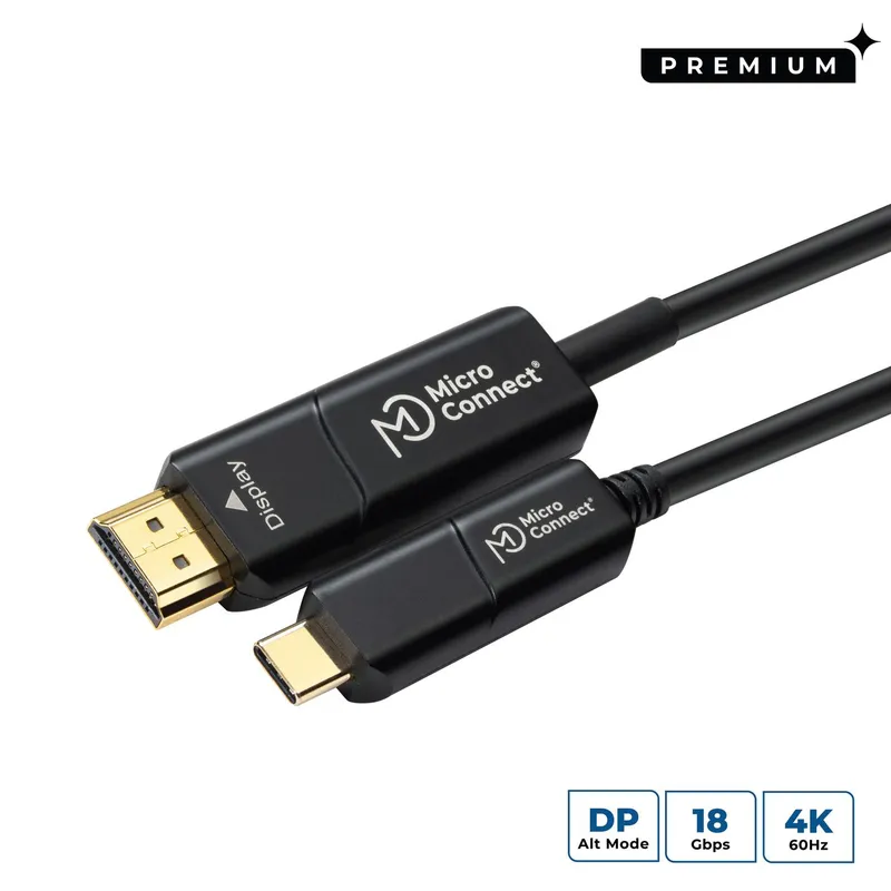 Microconnect USB3.1CHDMI20OP video cable adapter 20 m USB Type-C HDMI