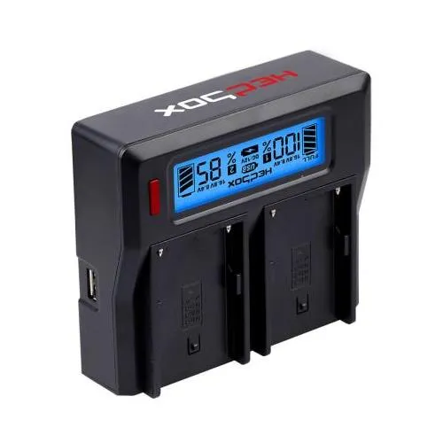 HEDBOX RP-DC50 battery charger Camcorder battery AC Cigar lighter