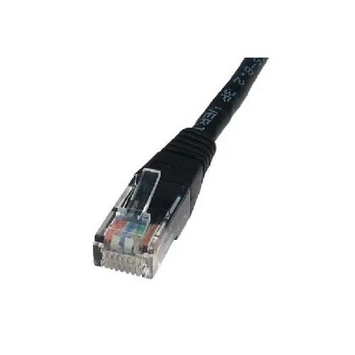Cables Direct Cat5e Patch networking cable Black 15 m