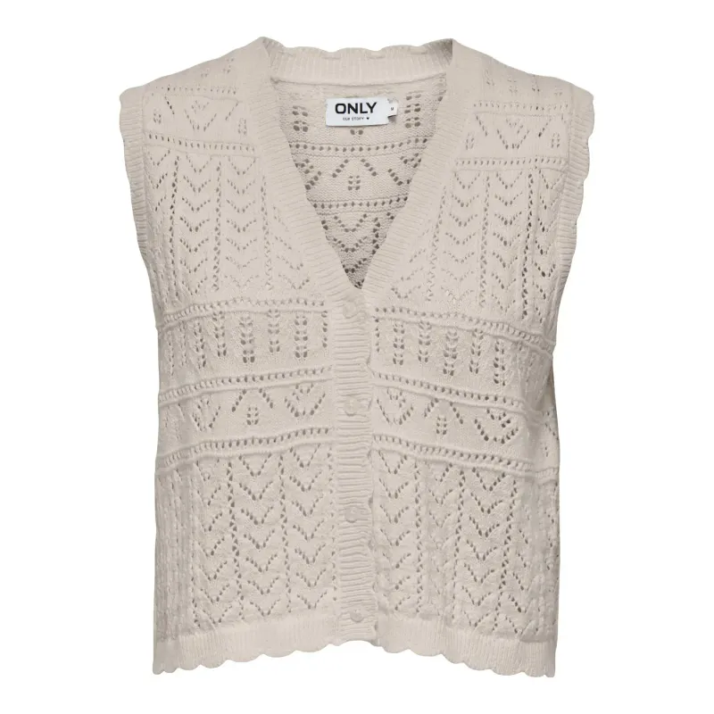 Women's V-Neck Gilet Only Irina