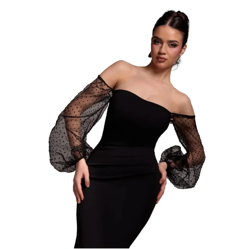 Women's dress Goddiva Organza Maxi