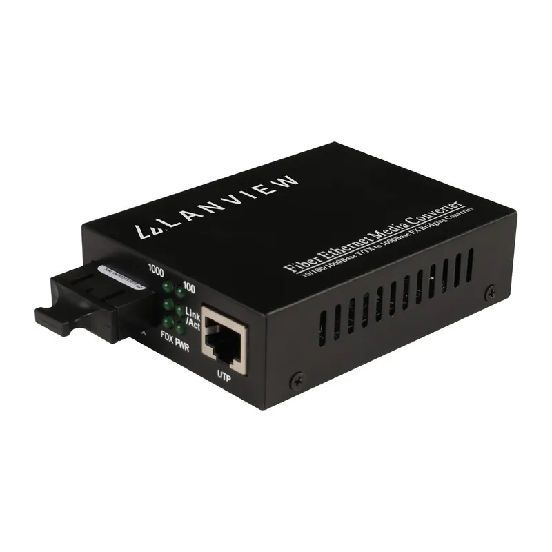 Lanview LVN-MED-SC-1000BASE-X network media converter Single-mode