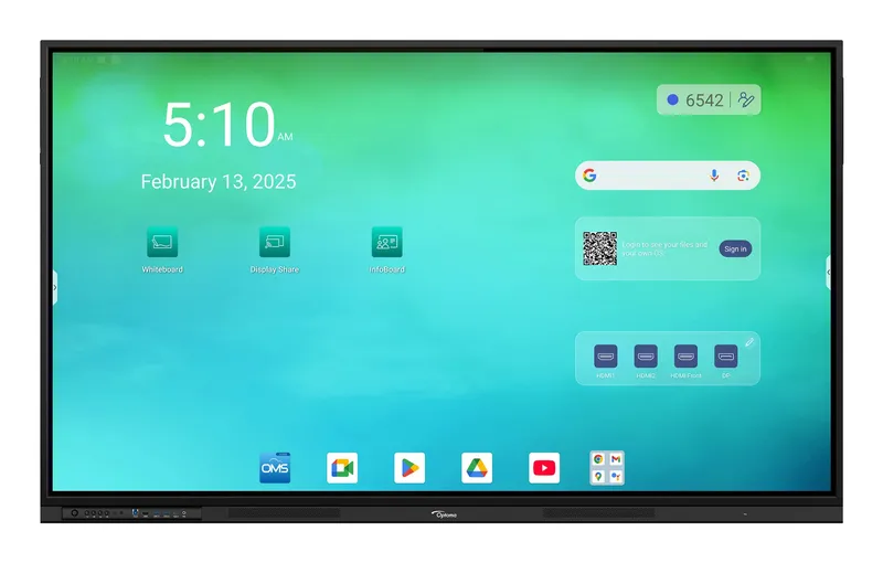 Optoma 3753RK interactive whiteboard 190.5 cm (75") 3840 x 2160 p