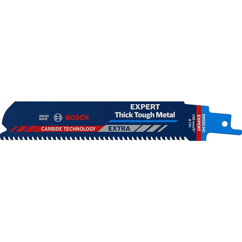 Bosch EXPERT S955CHC Thick Metal Cutting Tough Reciprocating Saw Blades