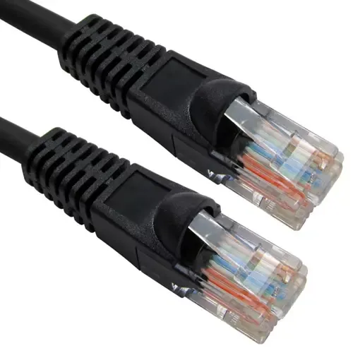 Cables Direct Cat5e 20m networking cable Black U/UTP (UTP)