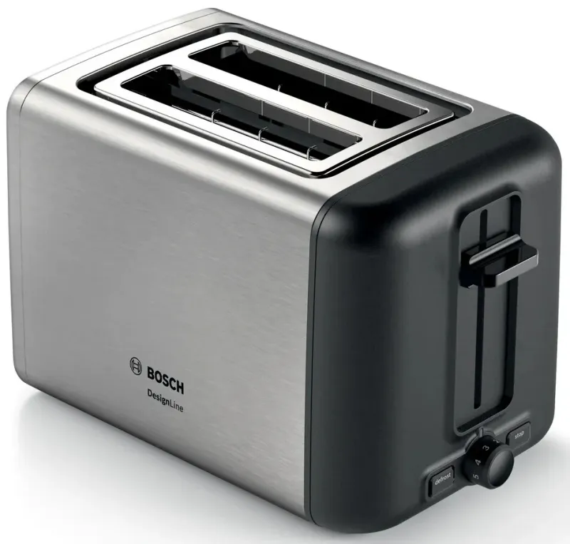 Bosch TAT3P420GB toaster 2 slice(s) 970 W Stainless steel