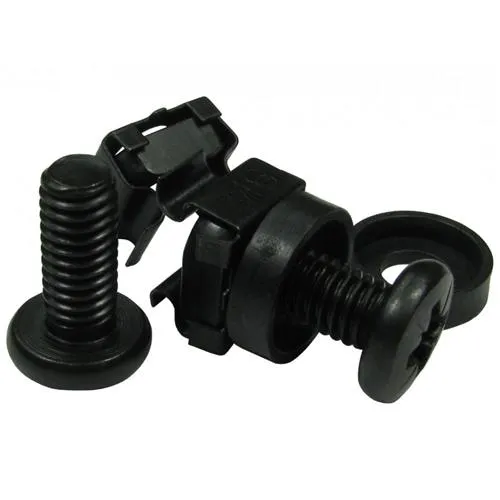 CDL Pack of 50 M6 Cage Nuts Black