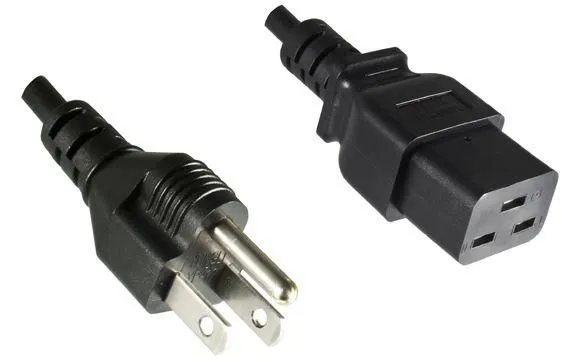Microconnect PE110518 power cable Black 1.8 m Power plug type B C19 co
