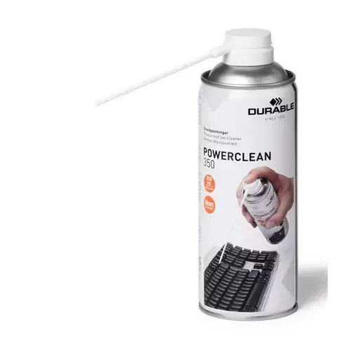 Durable POWERCLEAN 350 compressed air duster 350 ml